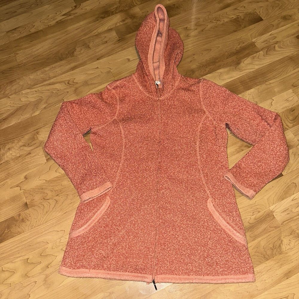 Pure Jill J.Jill‎ Coral Fleece Hoodie Full Zip
